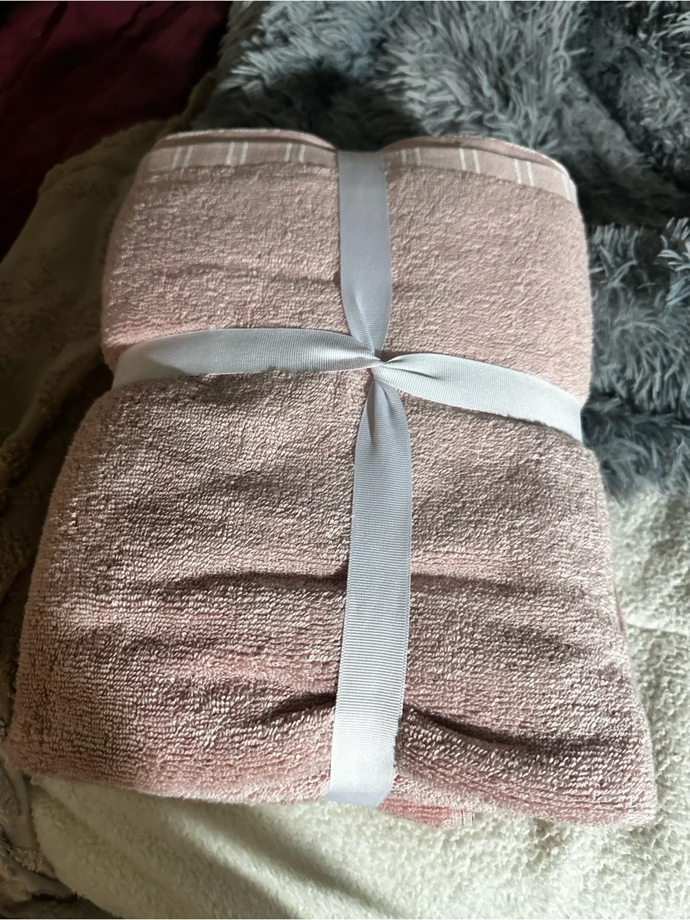 Set of 6 Target Pink Floral Bath Towel